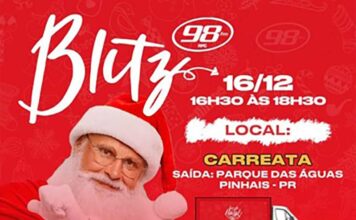 Luz de Natal: Romanha Alimentos leva magia com blitz e carreata no Natal
