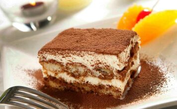 A elevada sobremesa Tiramisù
