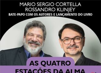 Palestra de Mario Sergio Cortella e Rossandro Klinjey marca lançamento de livro em Curitiba
