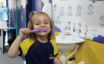 Projeto “Doutor Banheiro” fortalece autonomia infantil e prevenção de doenças respiratórias