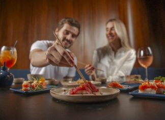 Restaurante japonês de Londrina prepara noite especial para celebrar Dia dos Namorados