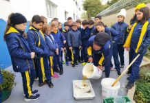 Estudantes de Curitiba fazem sabão com óleo usado para combater a poluição da água