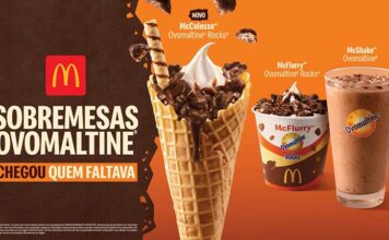 Chegou quem faltava para a família Ovomaltine do Méqui: o novo McColosso Ovomaltine Rocks